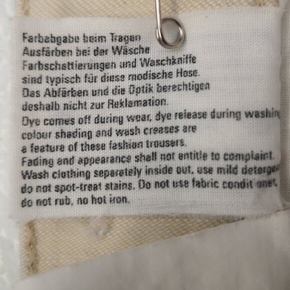 Zerres Comfort - S Ladies Size 48 Euro (Approx. 15 US) Cream Casual Pants - Picture 6 of 13